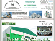 Tablet Screenshot of josemariadiazcobos.com